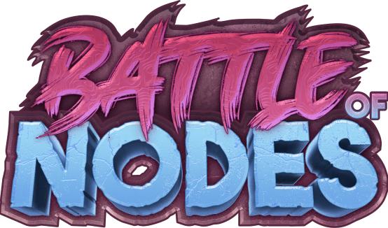 logo for NFT card game Battle of Nodes (white background)