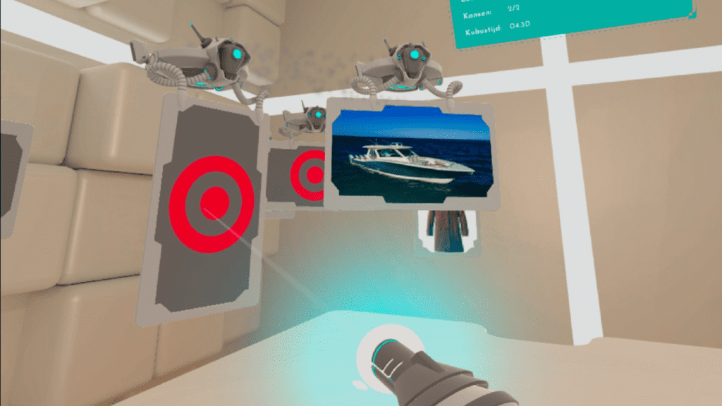 VR-KUUB, educational VR game. Drones